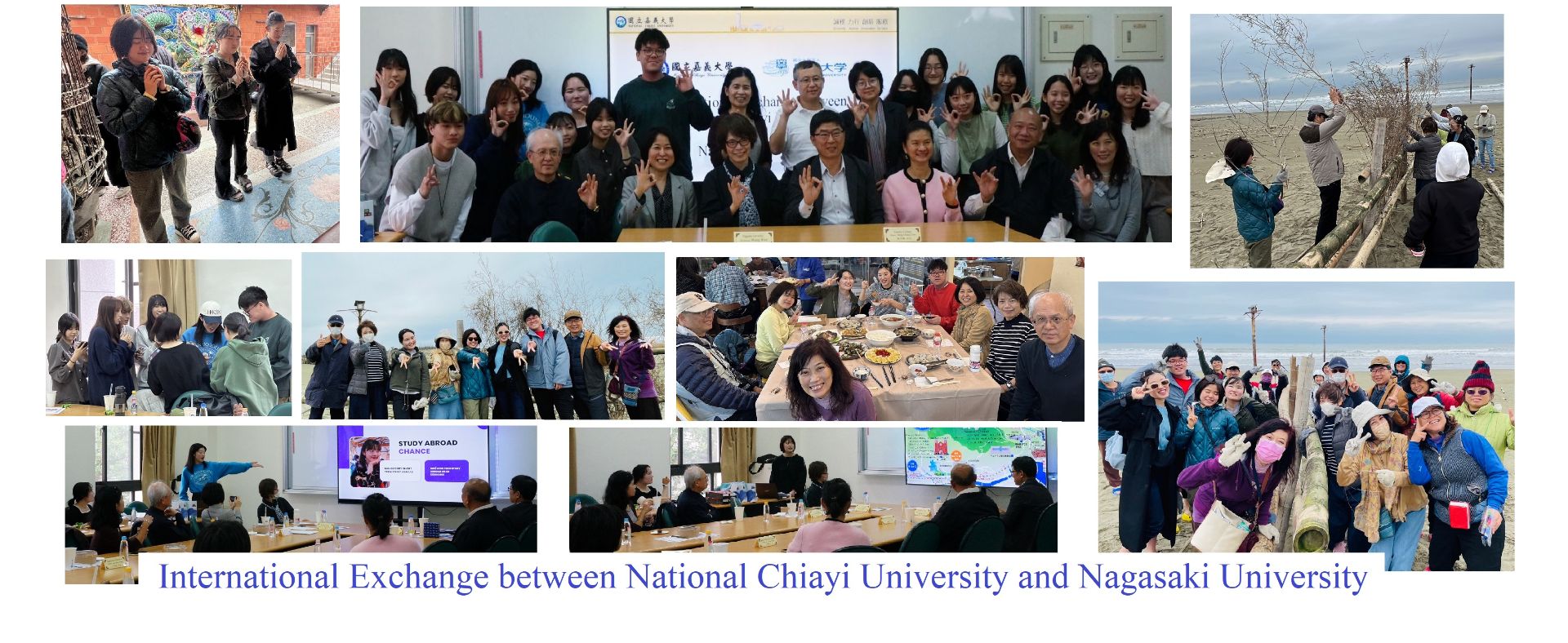 International Exchange between National Chiayi University and Nagasaki University