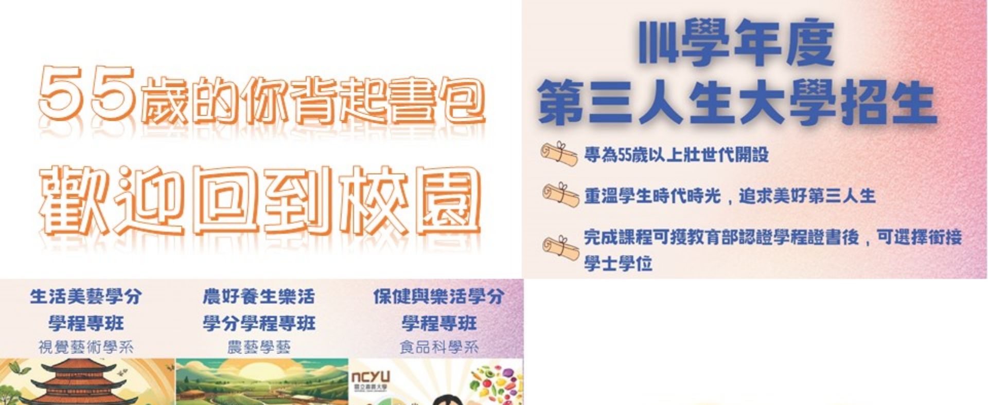 55歲再次出發~邀請您來作伙