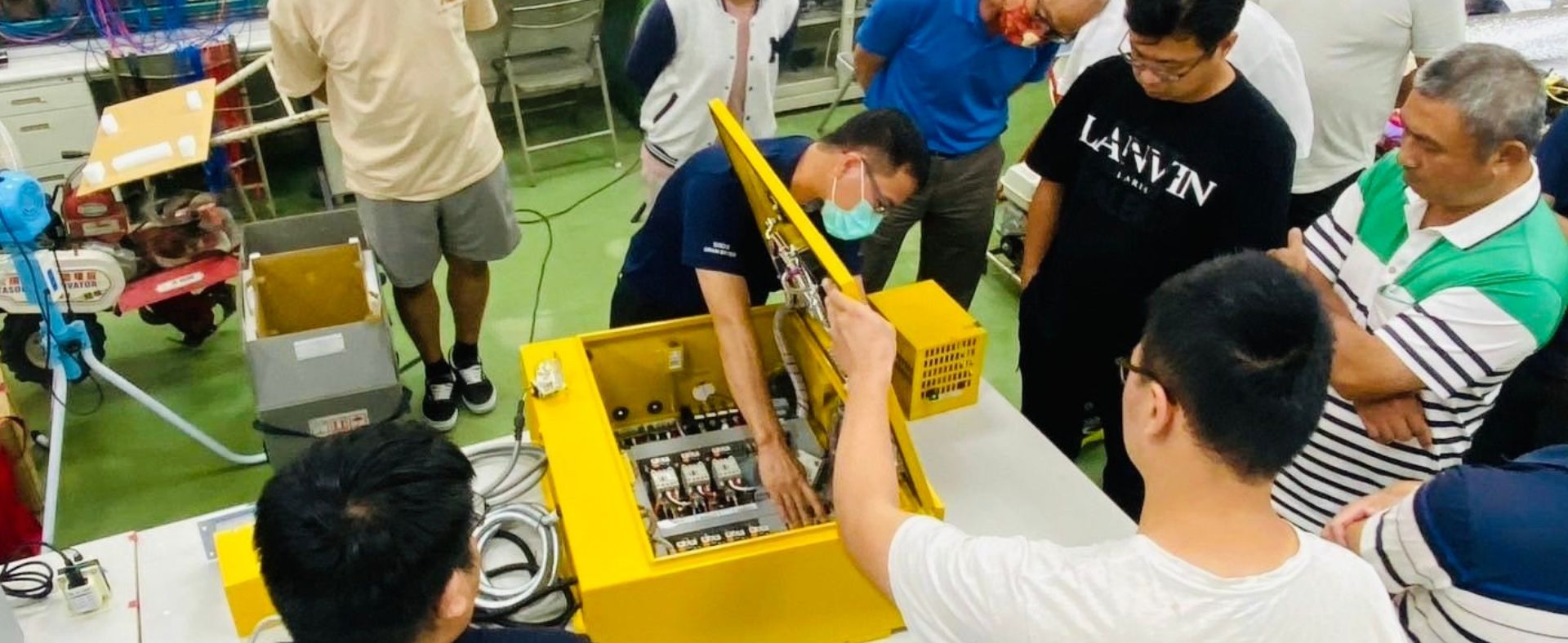 乾燥機主機面板介紹及實作