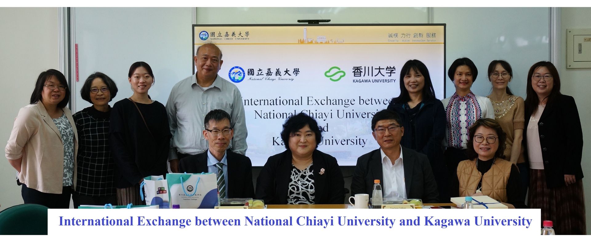 International Exchange between National Chiayi University and Kagawa University