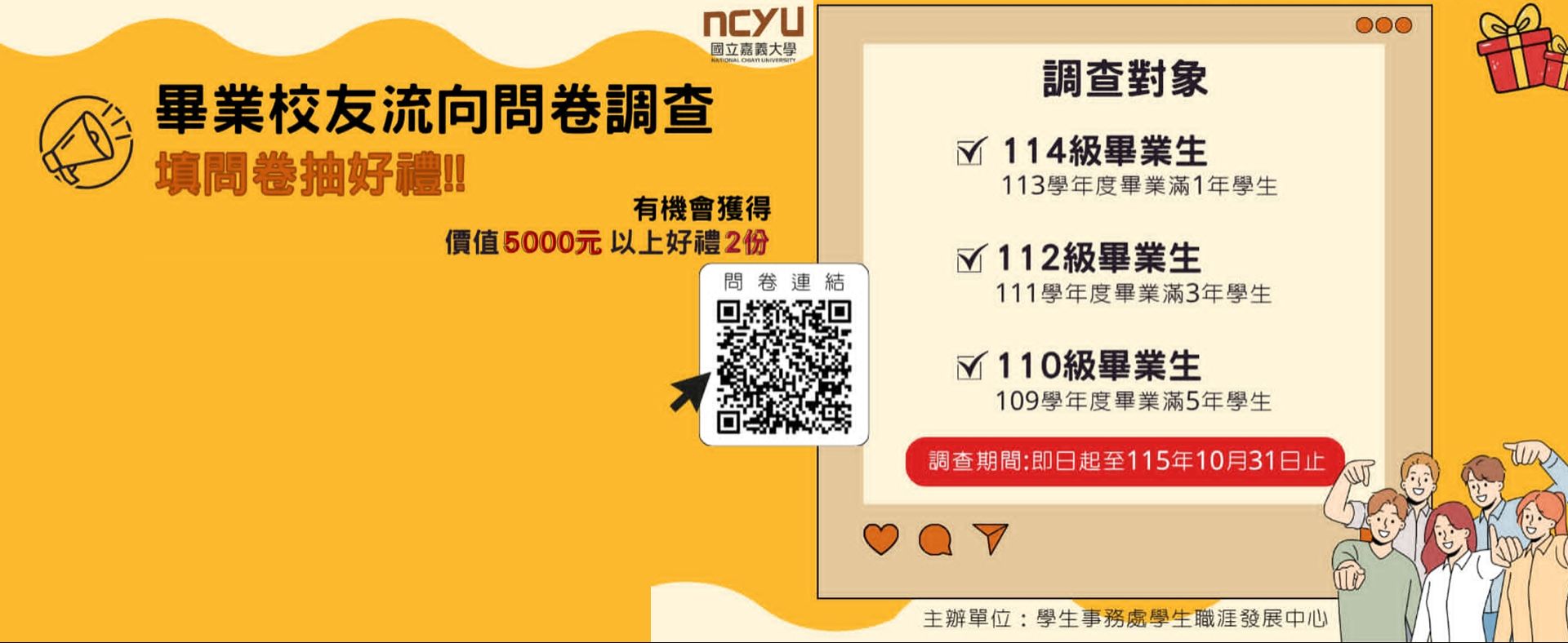 畢業問卷調查