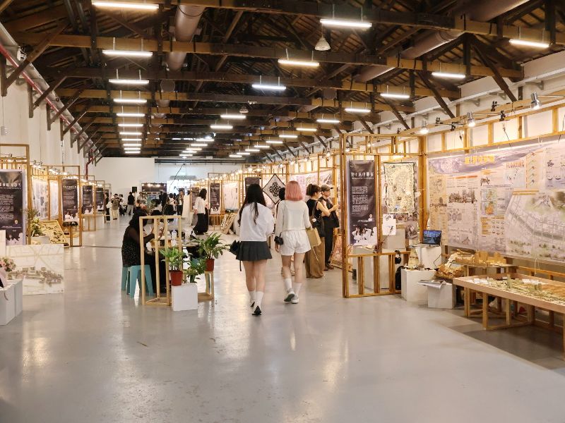 圖：嘉大景觀系第16屆畢業成果展《預見》台北展展場。（照片由景觀學系提供）