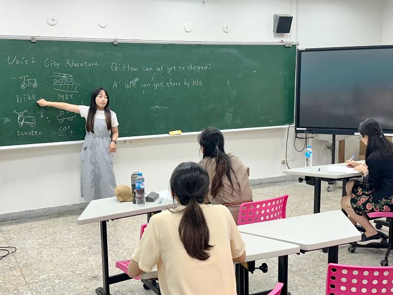 師培中心辦理模擬教師甄選。