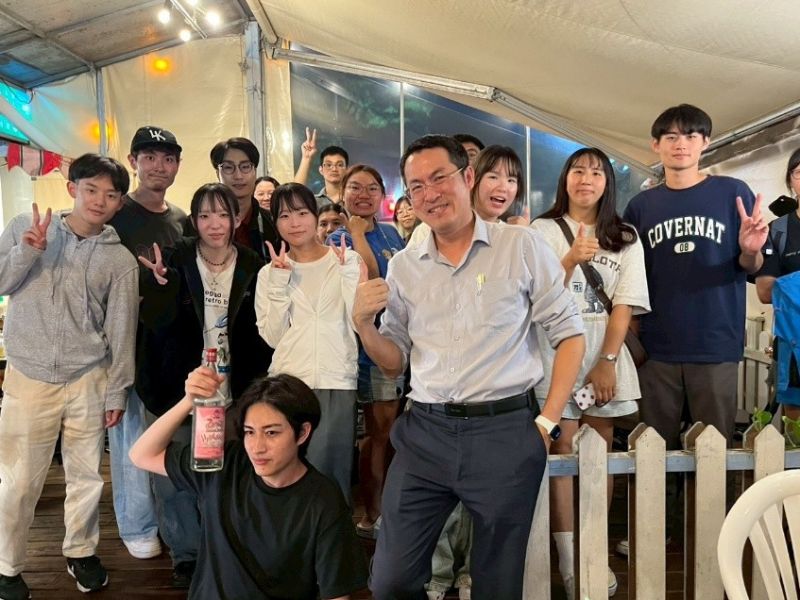 圖 6 晚間安排熱炒餐敘，讓日本學生體驗臺灣在地飲食文化