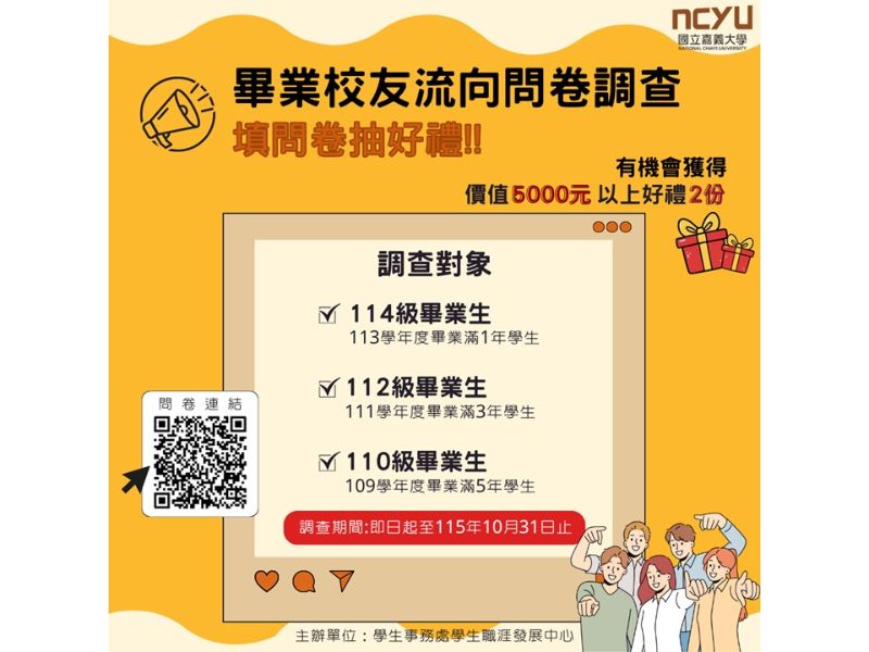 畢業校友流向問卷調查