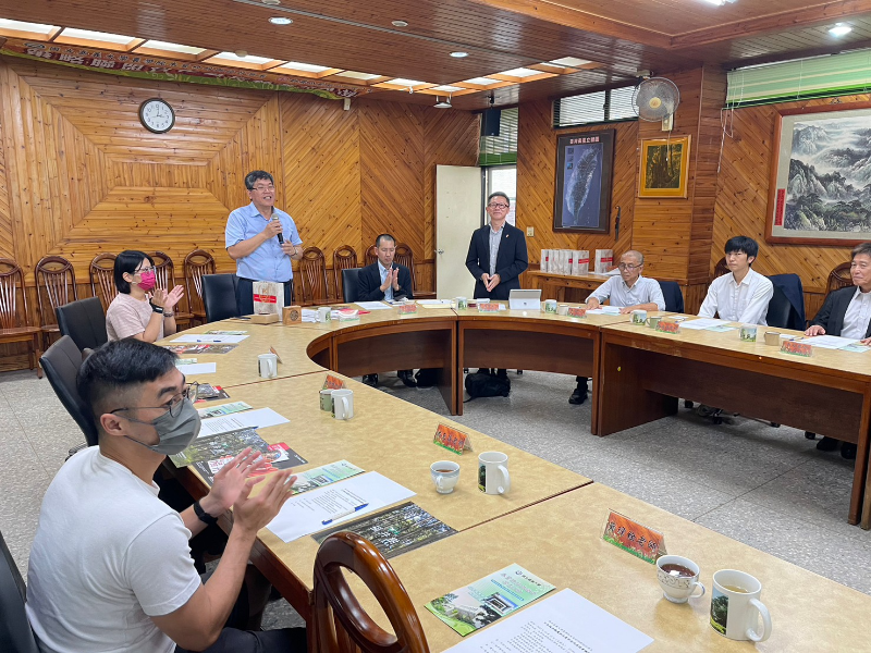 木設系李安勝主任致詞。