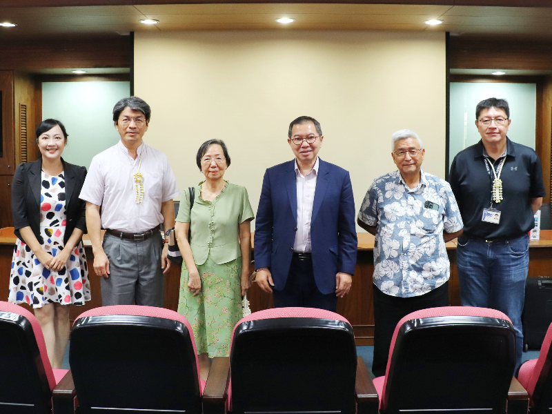 嘉大與會師長及貴賓合影。(照片由國際處提供)