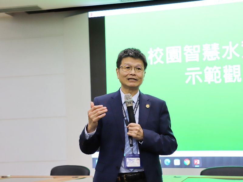 林翰謙校長致詞。