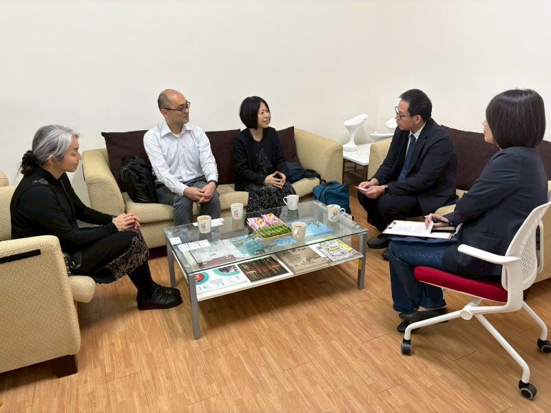 長崎大學訪團師長與國際處楊國際長會晤並磋商未來合作方向。