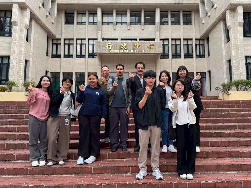 泰國姊妹校孔敬大學(Khon Kaen University)理學院助理院長及學生蒞校交流。