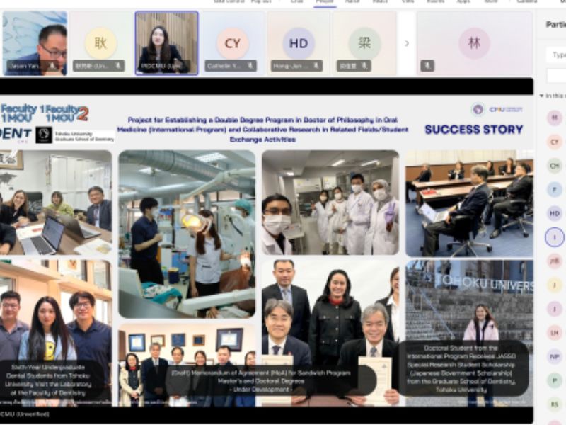 泰國清邁大學Buranaphatthanaa博士分享該校推動國際交流策略